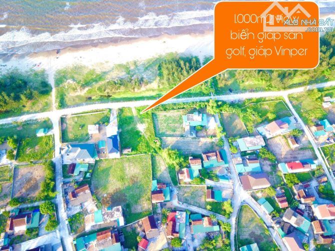 Bán 1000m2 đất Mặt biển kế bên VINPEAR Hà Tĩnh. Gần trung tâm hành chính Huyện Lộc Hà. - 1