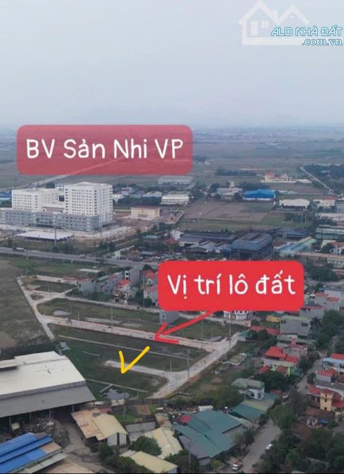 Bán 100m2 Đối diện Bệnh viện Sản Nhi Vĩnh Phúc - 2