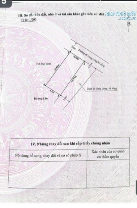 Bán lô góc 850 triệu tuyến 2 đường Cống Mỹ, Nam Sơn, An Dương