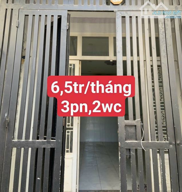 6,5tr/tháng nhà 3pn,2wc Hoàng Hữu Nam Q9