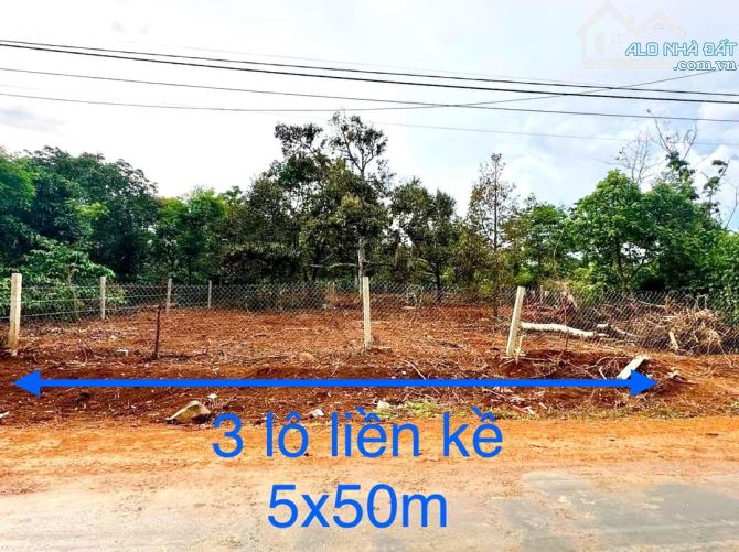 ❌ MẶT TIỀN KINH DOANH QL 14-26 (ĐƯỜNG RỘNG 30M) BLOCK 3 LÔ LIỀN KỀ ✨DT: 5 x 50m (3 lô liền