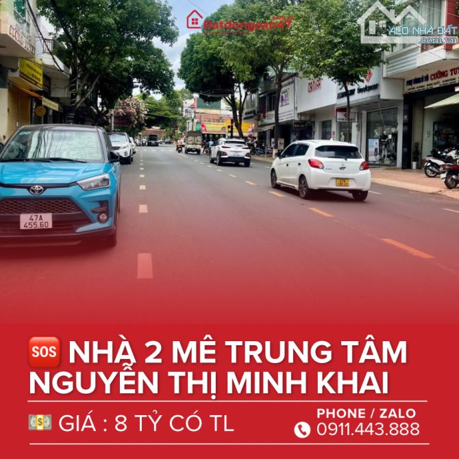 💥BÁN NHÀ 2 MÊ TRUNG TÂM PHỐ NGUYỄN THỊ MINH KHAI