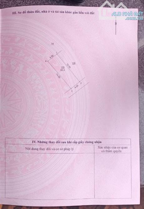 63m- kim lâm - kim bài - ô tô tải chạy thông giá chỉ 3xtr/m2 - 1