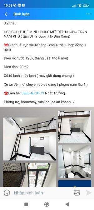 Mini house mới đẹp đường Trần Nam Phú - 1