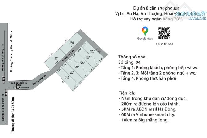 CÒN 1 CĂN DUY NHẤT XÂY 4 TẦNG TẠI AN HẠ- TẠI AN THƯỢNG-HOÀI ĐỨC. - 2