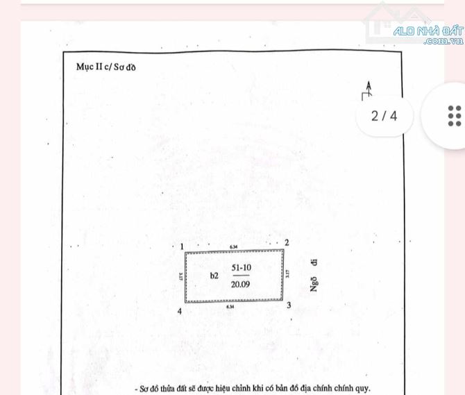 Chính chủ bán nhà Đội Cấn - ngõ thông , rộng - 25m2 - 4.35 tỷ - Ba Đình - 5