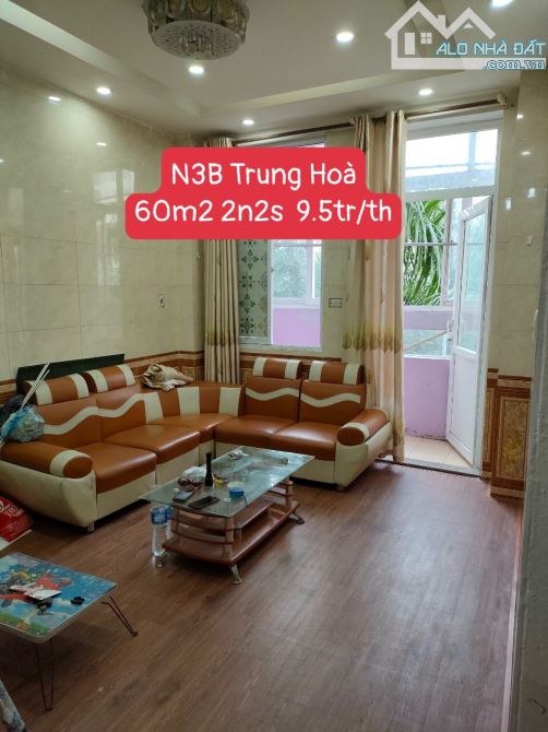 Cho thuê căn hộ N3B Trung Hoà dt60m2 2n2s full nội thất 9tr/th - 6