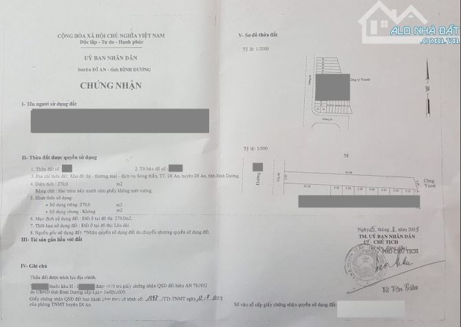 Đất gần VinCom Dĩ An, ngã tư 550, phường Dĩ An, thành phố Dĩ An. 56,5 tỷ - 9