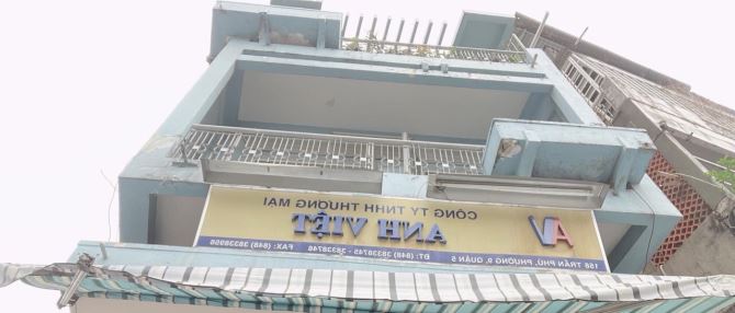 Bán nhà mặt tiền Trần Phú quận 5 - 4,5x10m - 4 tầng - 6 tỷ.