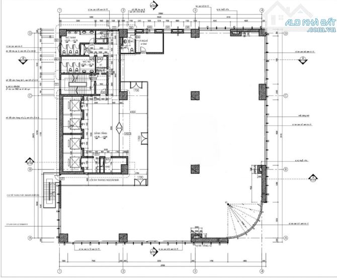 Cho thuê văn phòng từ 320 - 720m2 an ninh cao mặt tiền Trần Quốc Toản - 12