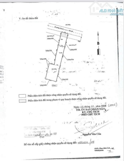 ĐẤT CÓ NHÀ CẤP 4. GPXD ĐẦY ĐỦ. THỔ CƯ 100%. OTO TỚI ĐẤT. 141m2 NHỈNH 6 TỶ - 2