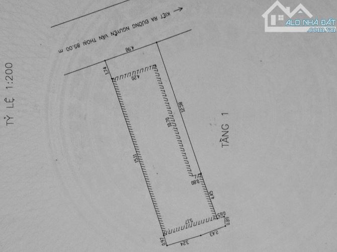 Bán đất đường Thạch Lam Cách Nguyễn Văn Thoại 50m, Phước Mỹ, Sơn Trà. - Diện tích: 5x18=90 - 5