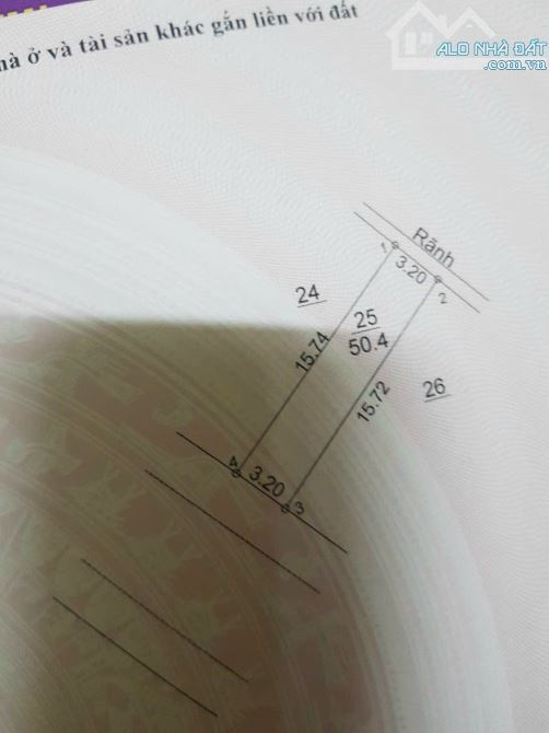 Bán nhanh 50.4 m2 đất dịch vụ Yên Vĩnh, Kim Chung. - 1