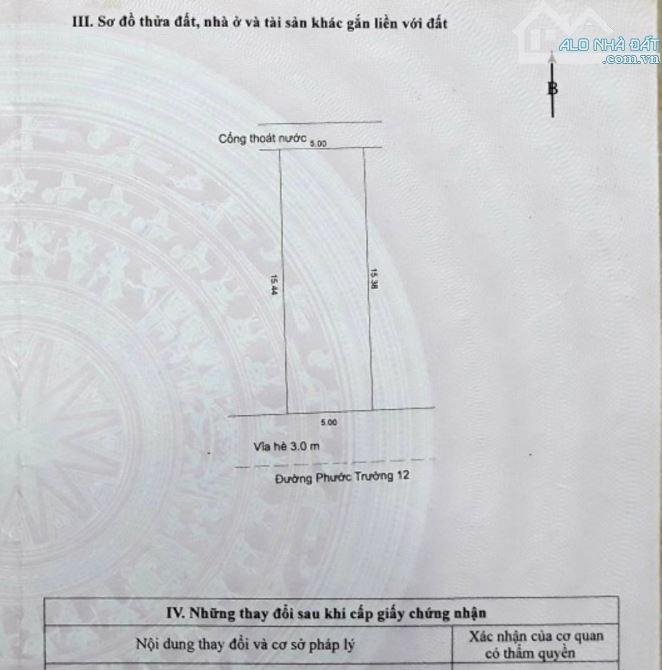 BÁN LÔ ĐẤT ĐẸP ĐƯỜNG PHƯỚC TRƯỜNG 12, GẦN CÔNG VIÊN HỒ NGHINH GIÁ RẺ - 1