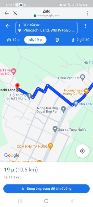 Lô đất Tà Nung- Đà Lạt 321m full đất ở giá bán 3 Tỷ 8 có tl