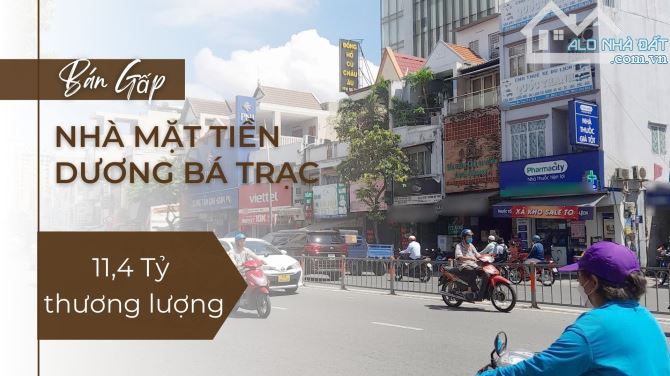 BÁN GẤP NHÀ MẶT TIỀN SẦM UẤT DƯƠNG BÁ TRẠC QUẬN 8/ 3 TẦNG/ SỔ HỒNG RIÊNG