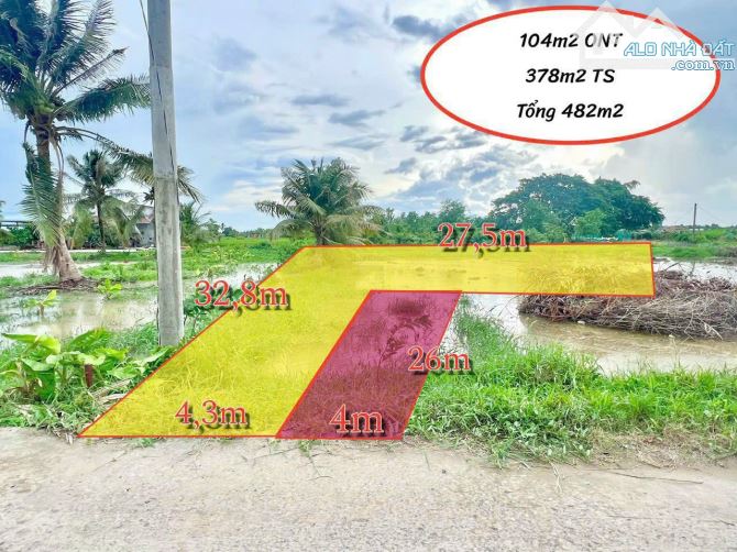 670tr cho 104m đất thổ cư + 400m đất thủy hải sản - 2