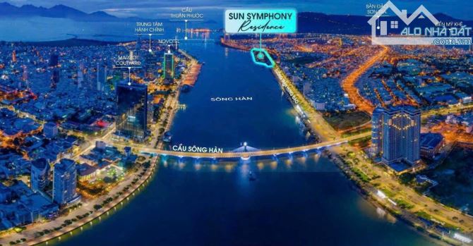 Căn hộ khu nhà giàu mới Đà Nẵng - Sun Symphony 2PN, 1WC giá rẻ nhất giỏ hàng 3tỷ025 - 5