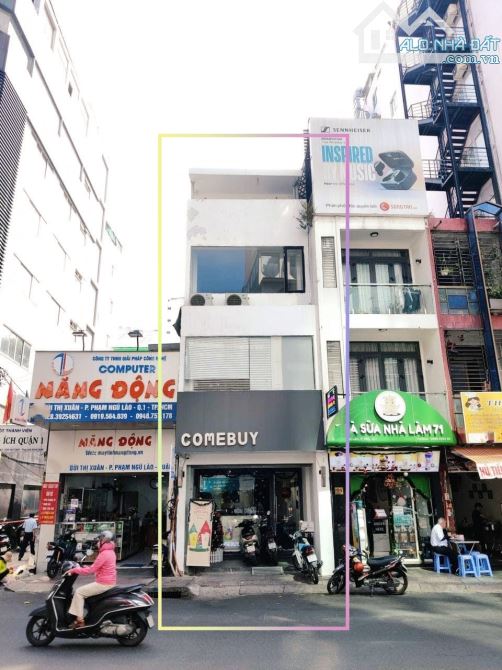 BÁN Nhà Mặt Tiền Số: 95 Bùi Thị Xuân, Quận 1. Kế Bên Coopmart Cống Quỳnh.