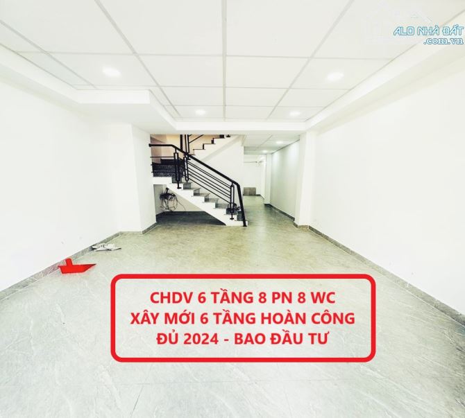 Bao rẻ, Bán CHDV Lê Đức Thọ Xây Mới Hoàn Công Đủ 6 Tầng, 8 PN, Chie 5 Tỷ xíu