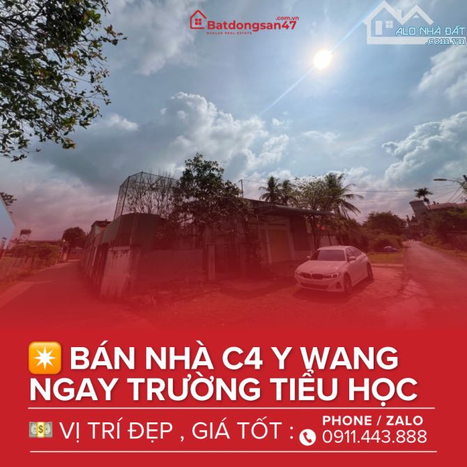 🌟🌟🌟BÁN NHÀ C4 MT HẺM Ô TÔ Y WANG GẦN TRƯỜNG PHAN ĐĂNG LƯU - 2