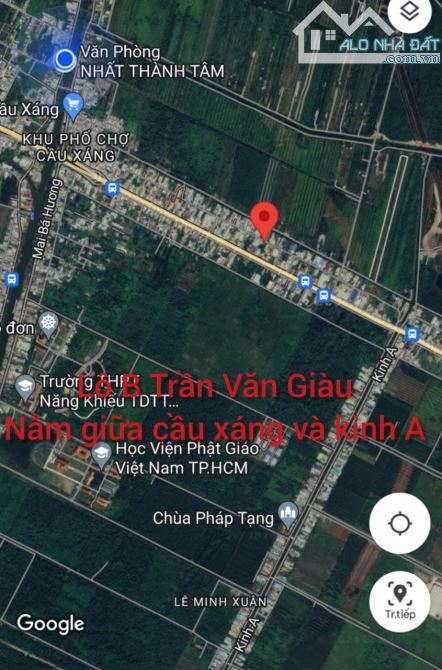 VIP đất 1006m2 trong đó có 748m2 thổ. có nhà cấp 4 lô B Trần Văn Giàu ấp 3 . Phạm Văn Hai - 2