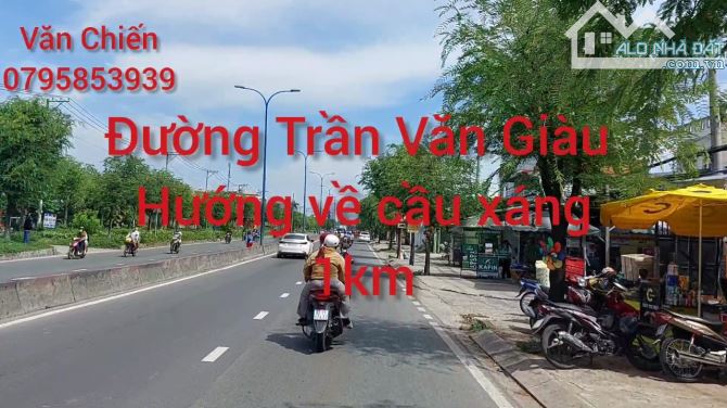 VIP đất 1006m2 trong đó có 748m2 thổ. có nhà cấp 4 lô B Trần Văn Giàu ấp 3 . Phạm Văn Hai - 3