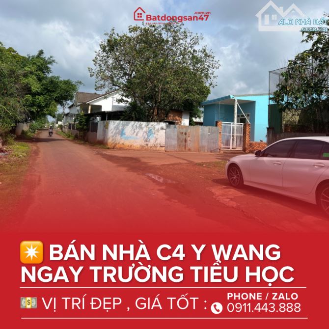 🌟🌟🌟BÁN NHÀ C4 MT HẺM Ô TÔ Y WANG GẦN TRƯỜNG PHAN ĐĂNG LƯU - 4
