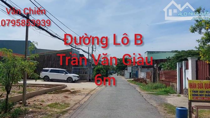 VIP đất 1006m2 trong đó có 748m2 thổ. có nhà cấp 4 lô B Trần Văn Giàu ấp 3 . Phạm Văn Hai - 4