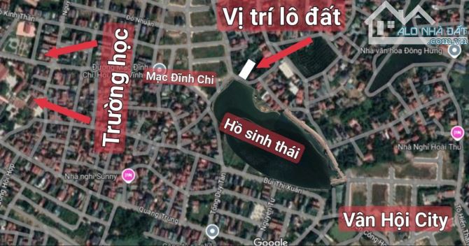 Bán đất tdp Đông quý , Đồng Tâm ,Vĩnh yên . view hồ