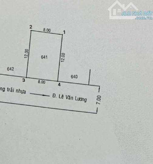 Mt. 7m. Dt. 8m*12m. Thổ Cư 96m2. Sổ Đẹp. Giá 3 Tỷ 8 Tl - 2