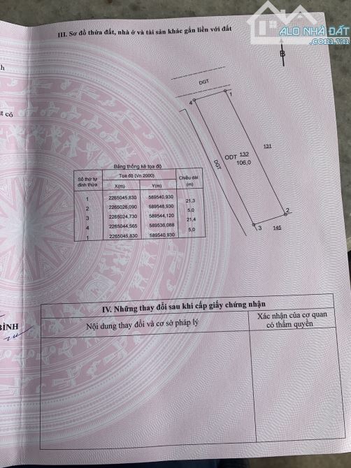 BÁN ĐẤT LÔ GÓC, ĐƯỜNG GIẢI NHỰA HOÀNG DIỆU THÔNG RA CHỢ ĐẦU MỐI 106m2_MẶT 5m - 2.8 tỷ