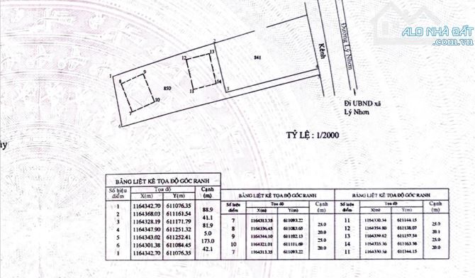 Bán gấp lô đất đường Lý Nhơn, xã Lý Nhơn, Cần Giờ Giá 15tỷ