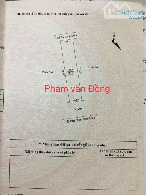 bán lô đất ngã tư đường  đôi Phạm Văn Đồng - Hoàng Quốc Việt