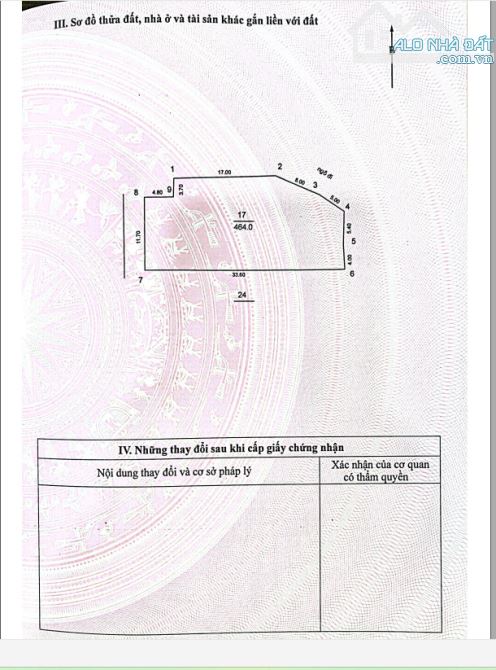 Cần bán đất xã Xuân Nộn - huyện Đông Anh: 464 m2 - Giá 36 triệu/m2