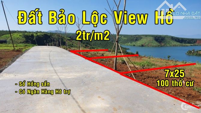 Đất Bảo Lộc View Hồ - Thích hợp Nghỉ Dưỡng - Đầu Tư - Kinh Doanh