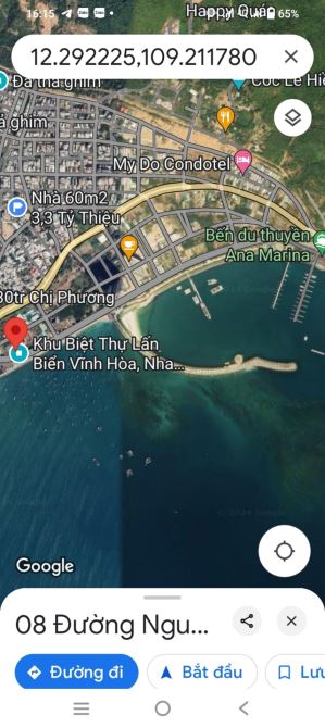 Bán lô đất biệt thự view biển Vĩnh Hoà Nha Trang - 3