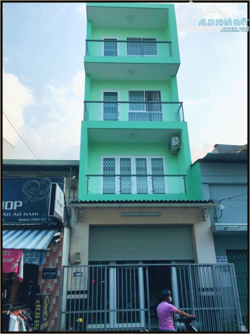 Nhà phố cần bán rẻ 4 x 12m 1 trệt 3 lầu Nguyễn Văn Luông Q6 TP.HCM