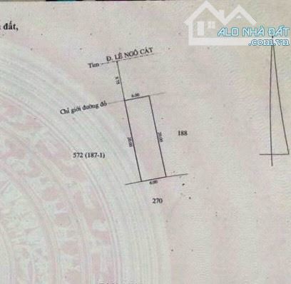 2 LÔ MẶT TIỀN LÊ NGÔ CÁT- KHỔ SIÊU ĐẸP - 3