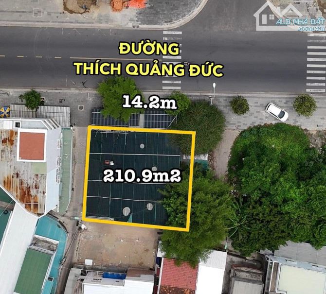 Đất 2 mặt tiền Thích Quảng Đức Phước Hải có sổ đỏ 191m2 giá 19 tỷ