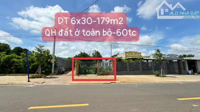 BRVT-TT Đất Đỏ góc 2mt 179m2-6x30 giá 2tỷ500 - 1
