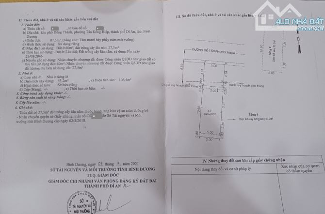 nhà hoàn công 87.5m2 4Ty9 MT đường Đỗ Tấn Phong ngay khu chợ kinh doanh, p.Tân Đông Hiệp - 13