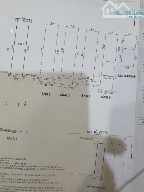 MẶT TIỀN 6 TẦNG, CỘNG HÒA, P12, TÂN BÌNH.DT;4,5X22, GIÁ:24 TỶ - 2