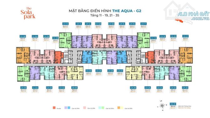 Độc quyền Sola Park! Quỹ 1-2-3PN- Tầng đẹp- Quà tặng khủng 16,8%, miễn 2 năm phí DV - 2