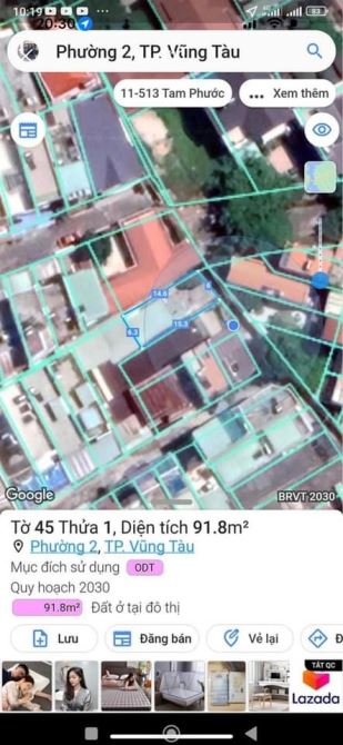 Bán lô đất hẻm 69/ đường Phan Chu Trinh, Vũng Tàu - 4