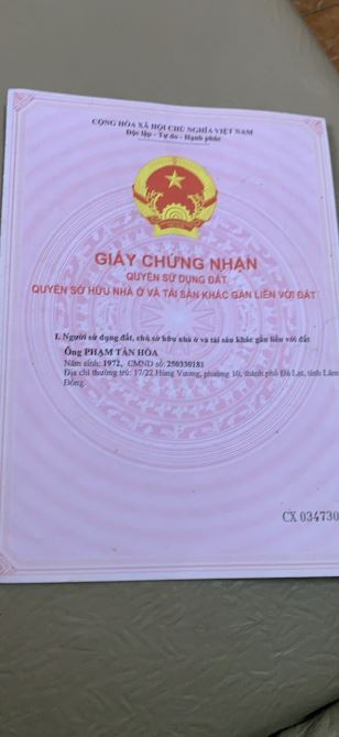 Cần bán nhà riêng gần trung tâm Trần Thái Tông Phường 10 Đà Lạt thích hợp nhà ở - 6