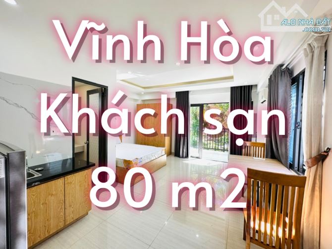 Bán gấp khách sạn Vĩnh Hòa, Nha Trang. Đường 20m.  - Kết Cấu: 7 tầng, 12 phòng khách sạn h