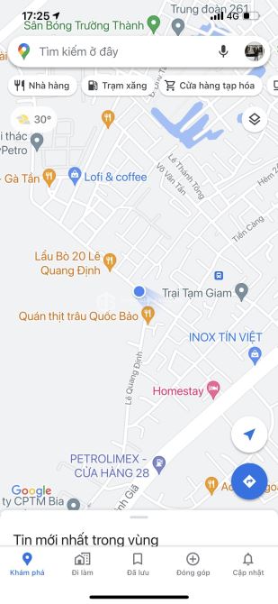 BÁN NHÀ 98M2 FULL THỔ CƯ MẶT TIỀN ĐƯỜNG LÊ QUANG ĐỊNH PHƯỜNG THẮNG NHẤT