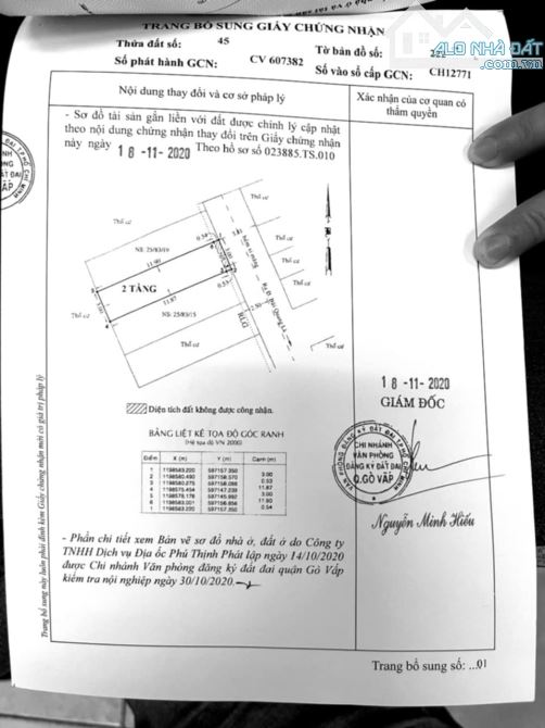 Bán nhà bùi quang là giá 4.35 tỷ TL. gò vấp - 1