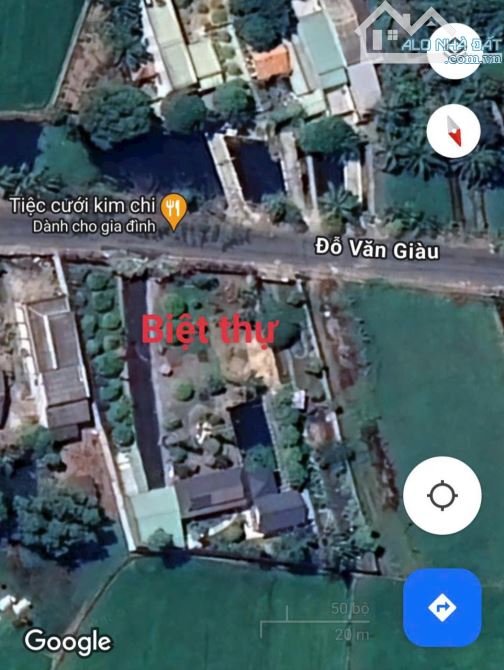 Biệt thự vườn Mt đường Đỗ Văn Giàu, P7 TP Tân An. Cách ủy P7 (500m) - 2